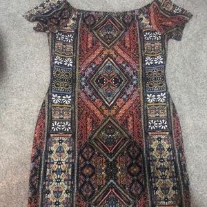 Multi print dress